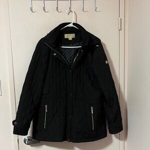 Michael Kors Black Jacket with Gold Label